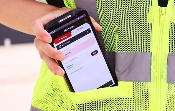 Point mobile PDA traçabilité, distributeur France